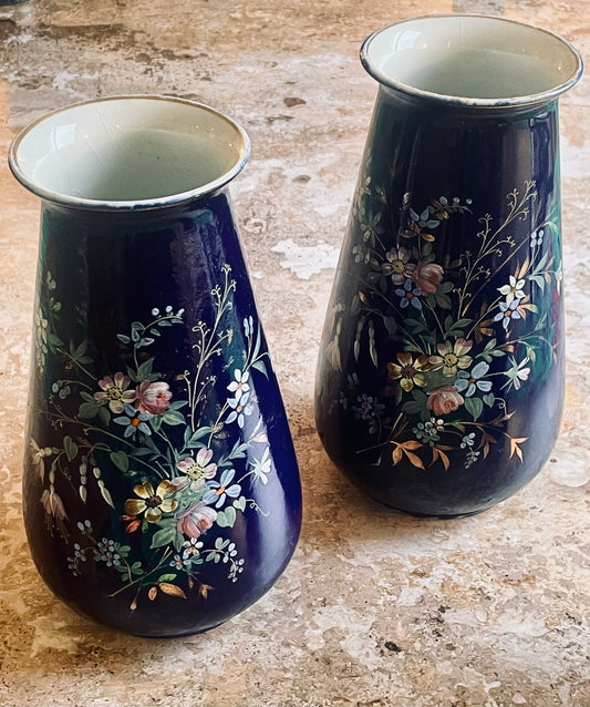 Pair of earthenware vases