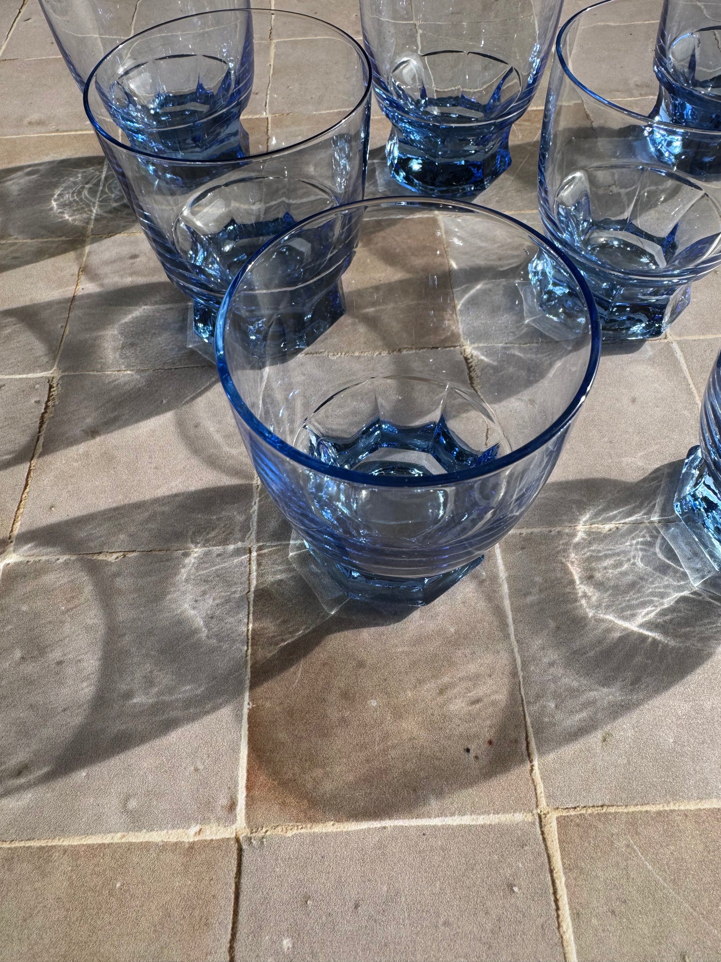 7 verres anciens